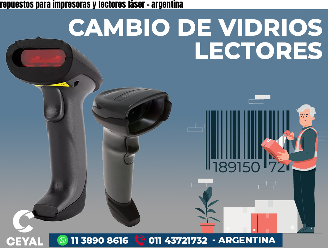 repuestos para impresoras y lectores láser - argentina