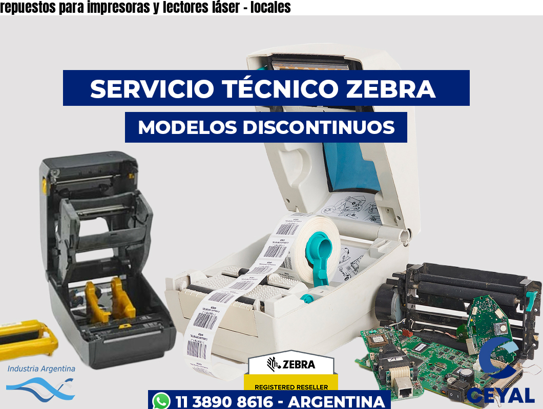 repuestos para impresoras y lectores láser – locales