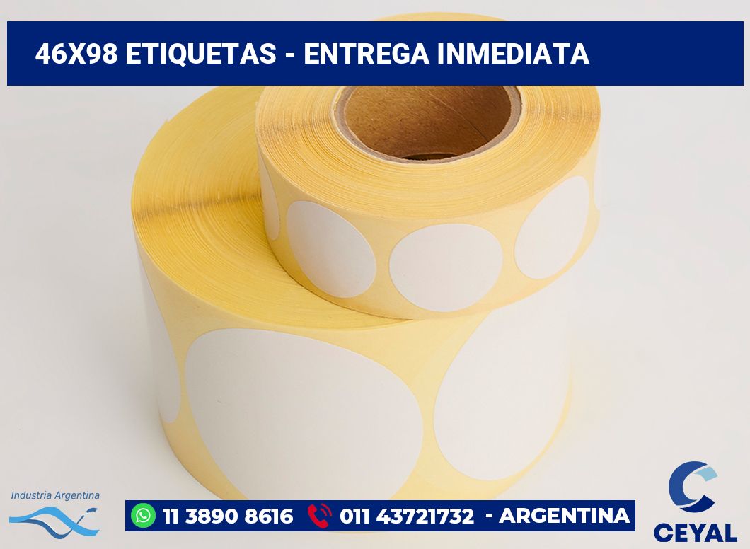 46×98 Etiquetas
