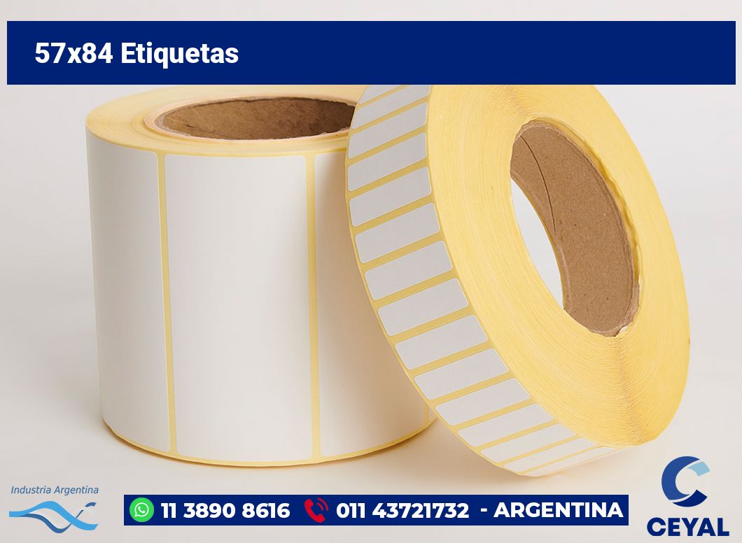 57x84 Etiquetas