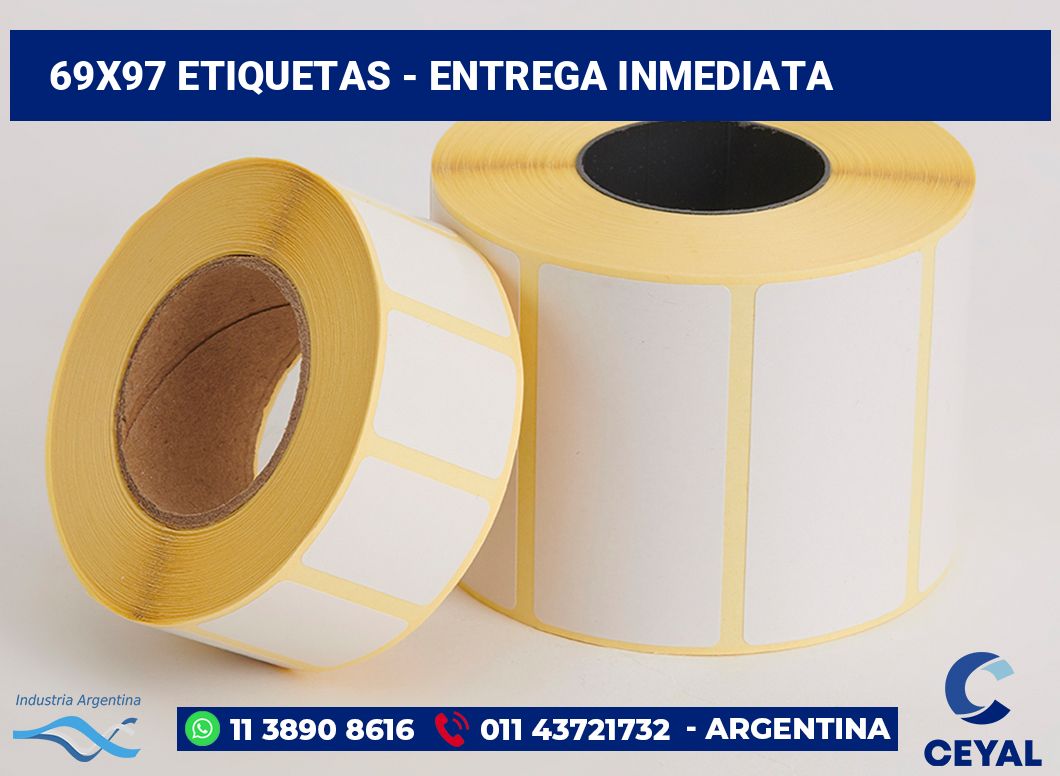 69×97 Etiquetas