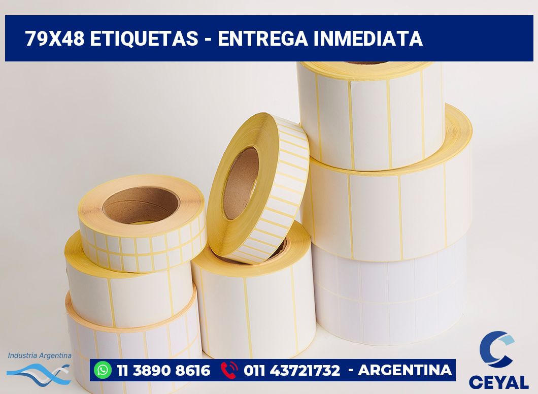 79x48 Etiquetas