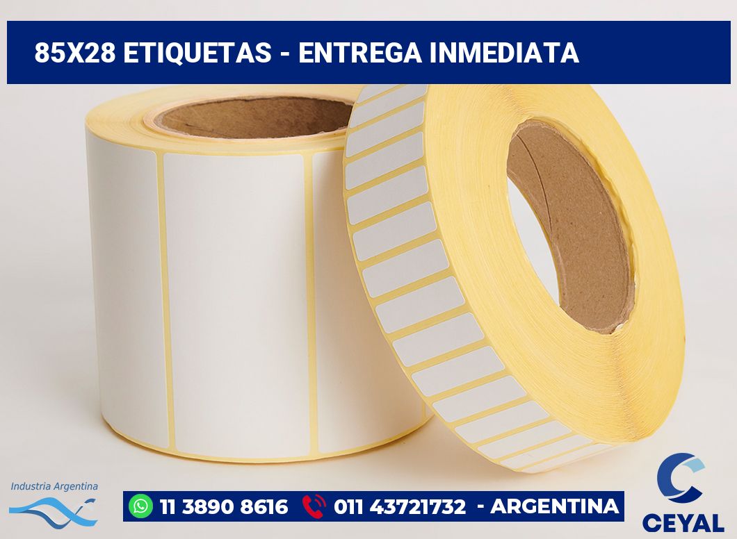 85x28 Etiquetas