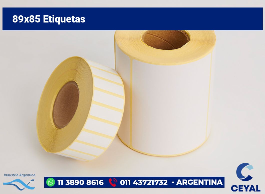 89×85 Etiquetas