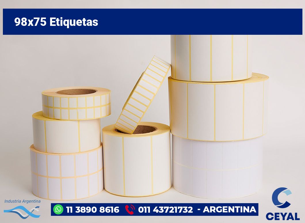 98x75 Etiquetas