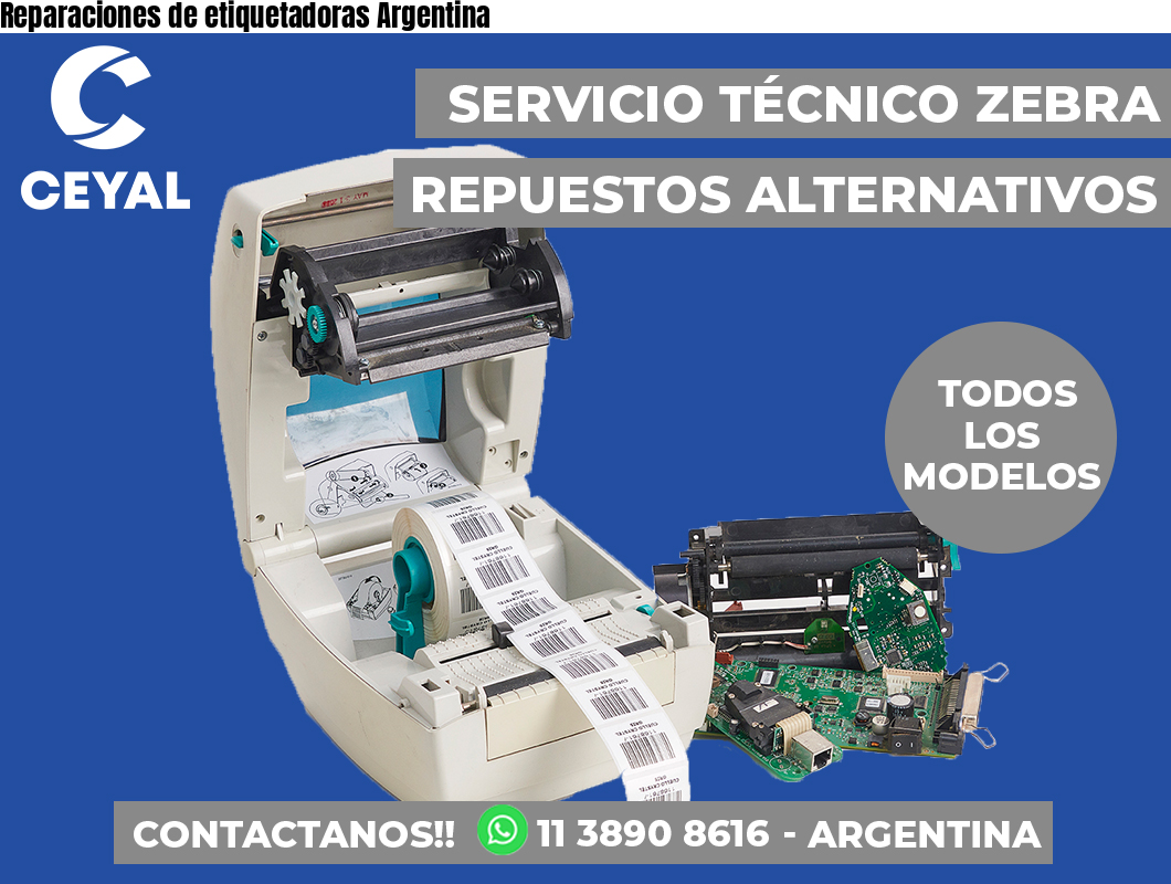 Reparaciones de etiquetadoras Argentina