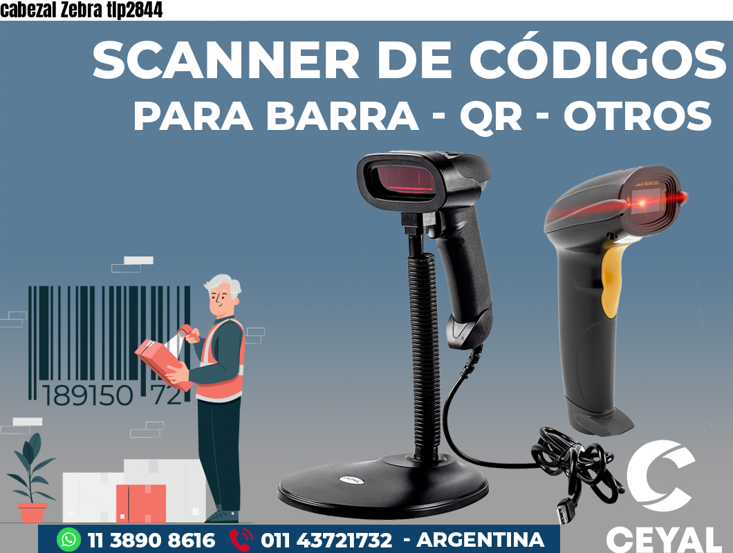 cabezal Zebra tlp2844