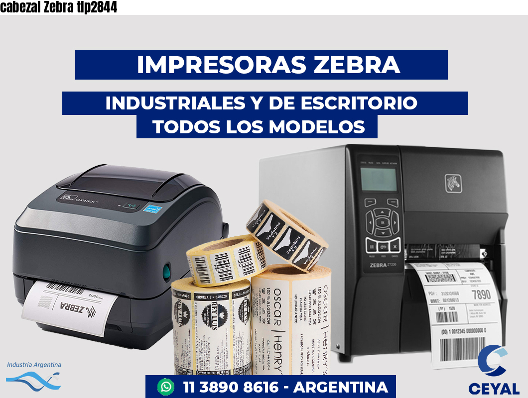 cabezal Zebra tlp2844