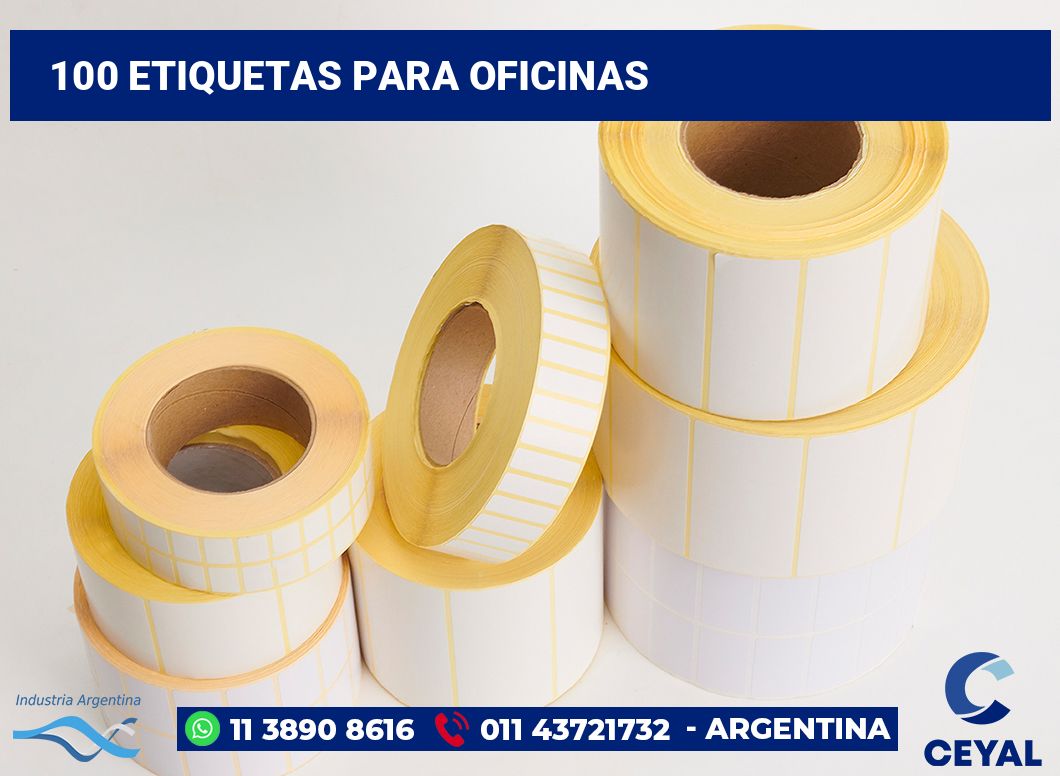 100 Etiquetas para oficinas