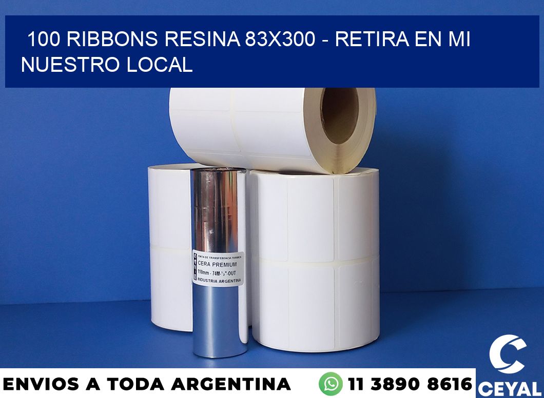100 Ribbons resina 83×300 – retira en mi nuestro local