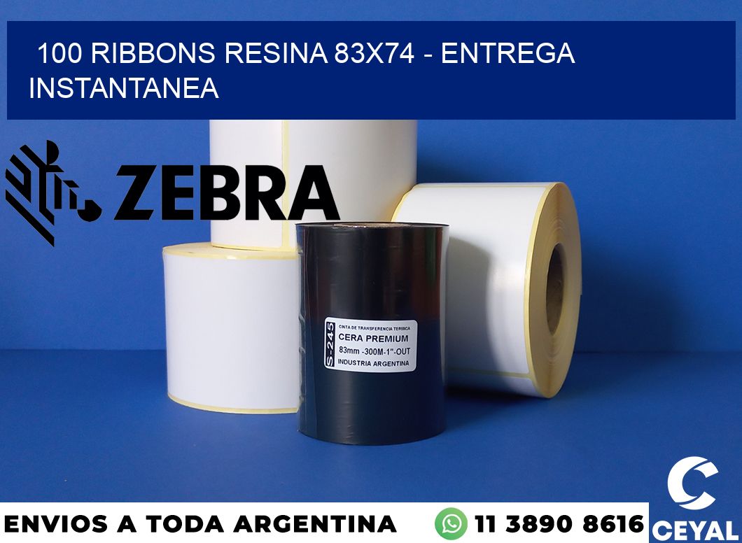 100 Ribbons resina 83x74 - entrega instantanea