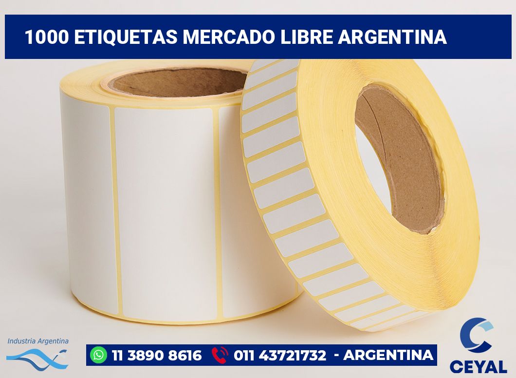 1000 Etiquetas mercado libre argentina