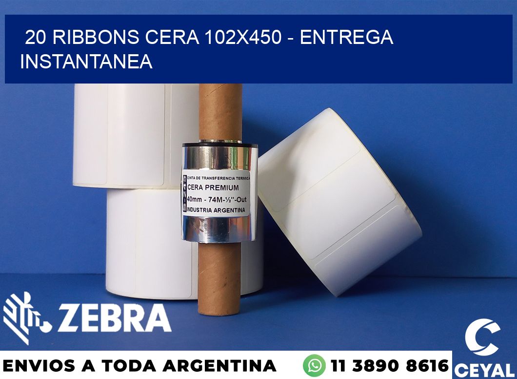 20 Ribbons cera 102x450 - entrega instantanea