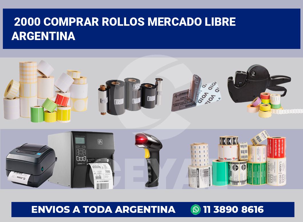 2000 Comprar rollos mercado libre argentina