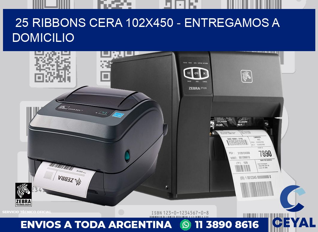 25 Ribbons cera 102x450 - entregamos a domicilio