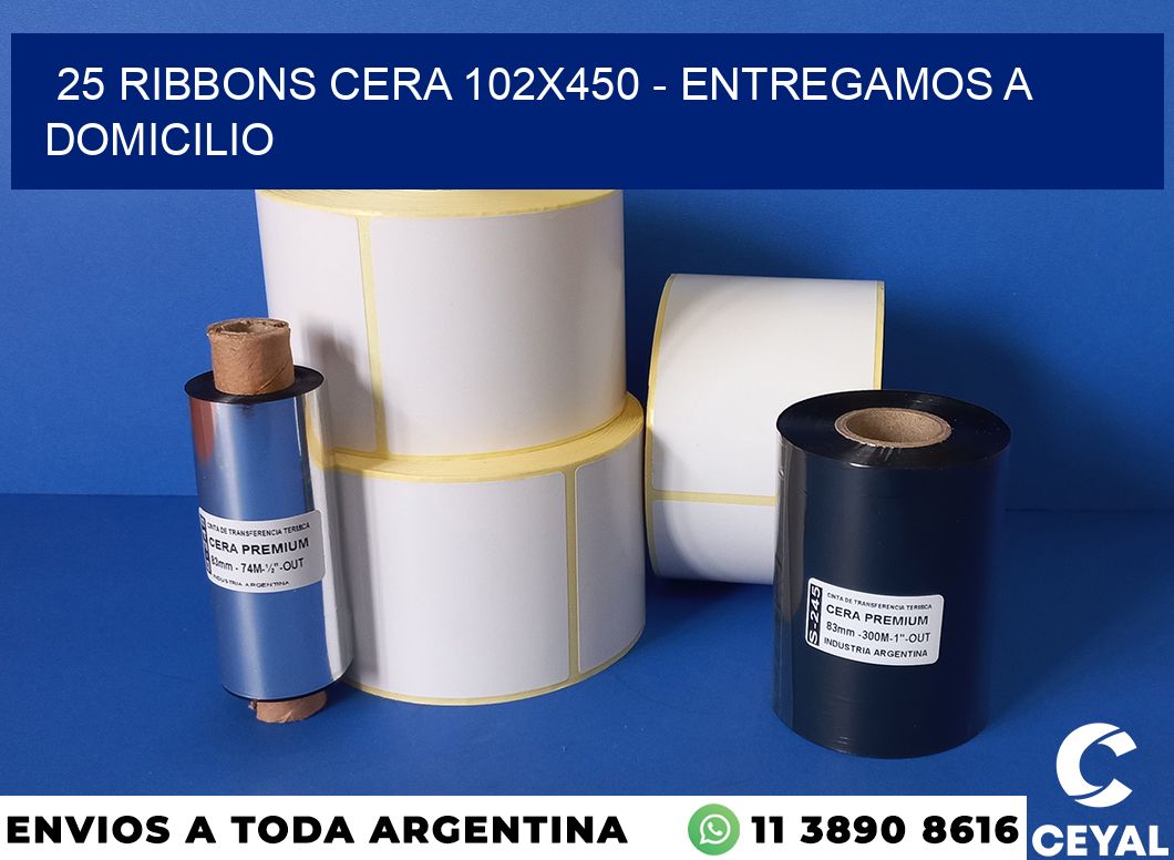 25 Ribbons cera 102×450 – entregamos a domicilio