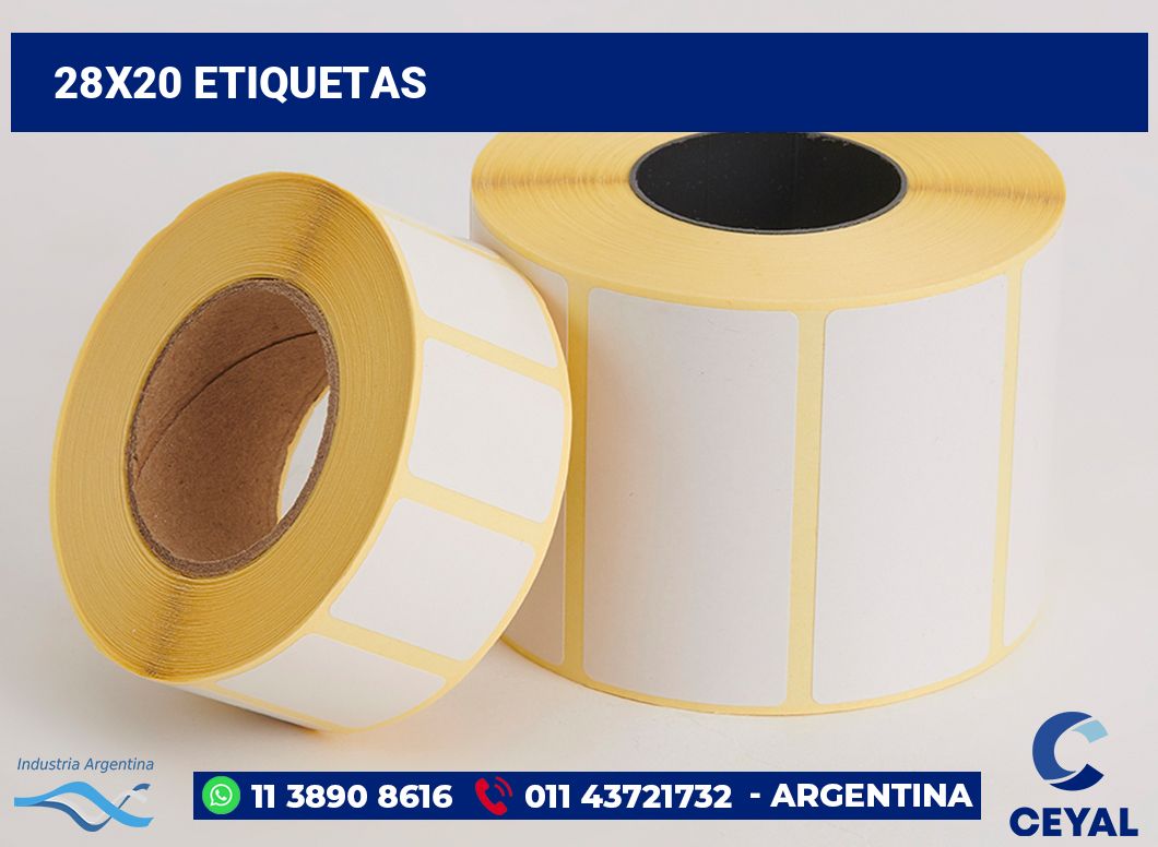 28x20 Etiquetas