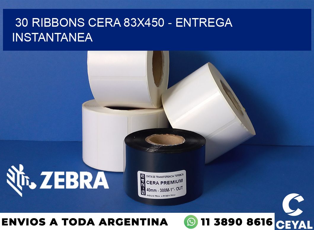 30 Ribbons cera 83x450 - entrega instantanea