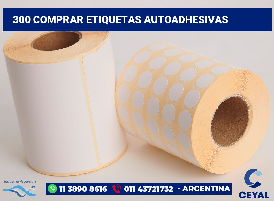300 Comprar etiquetas autoadhesivas