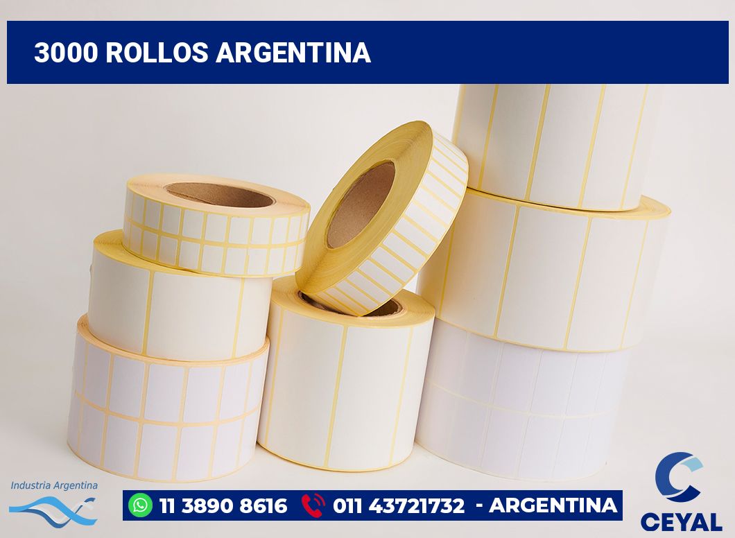 3000 Rollos argentina