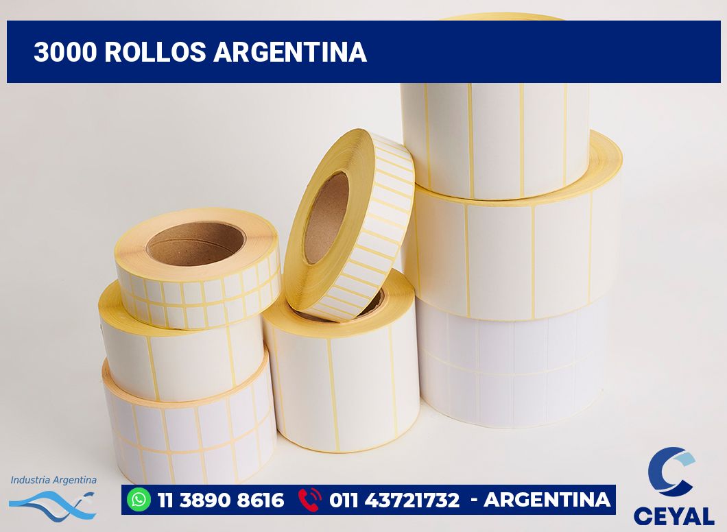 3000 Rollos argentina