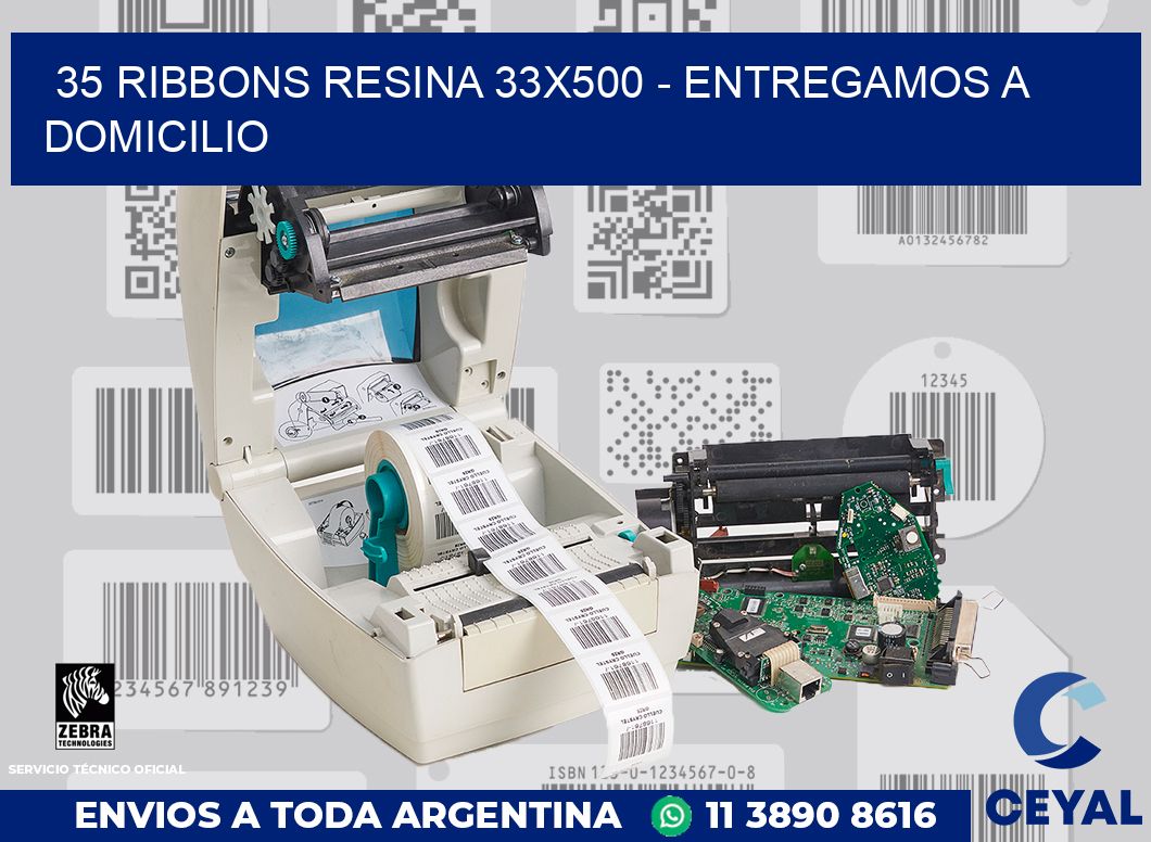 35 Ribbons resina 33x500 - entregamos a domicilio