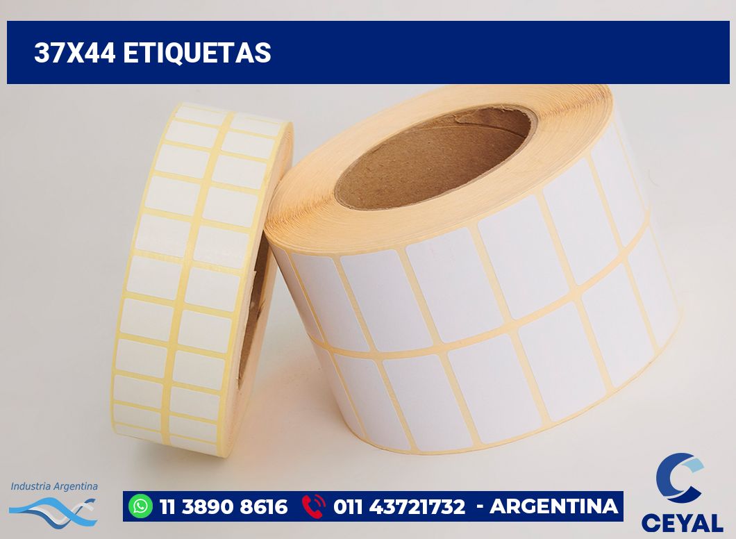 37x44 Etiquetas