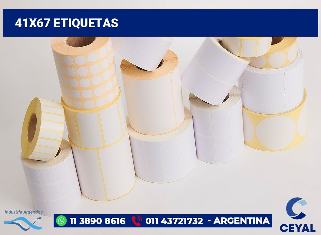 41x67 Etiquetas