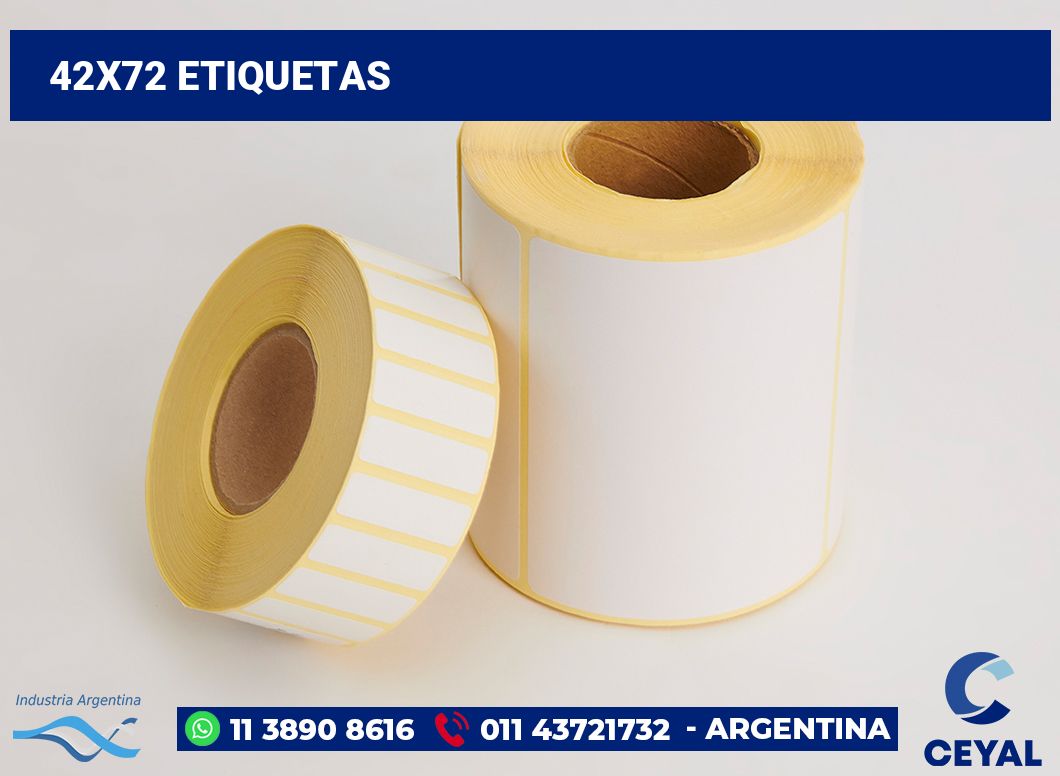 42x72 Etiquetas