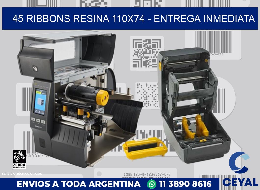 45 Ribbons resina 110x74 - Entrega inmediata