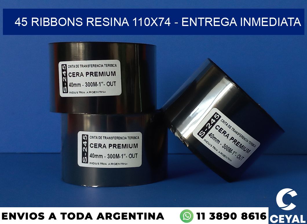45 Ribbons resina 110×74 – Entrega inmediata