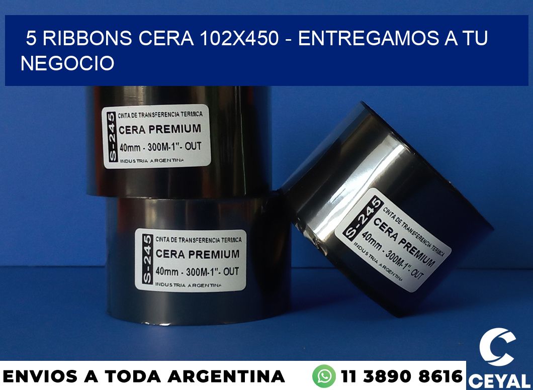 5 Ribbons cera 102×450 – entregamos a tu negocio