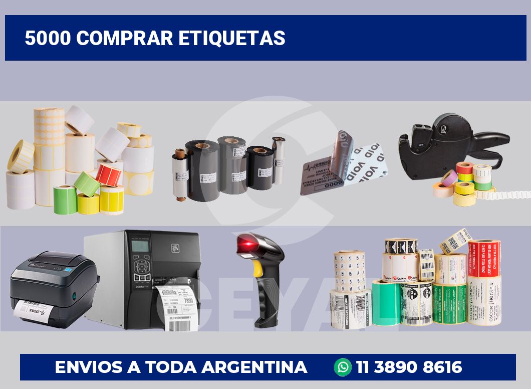 5000 Comprar etiquetas