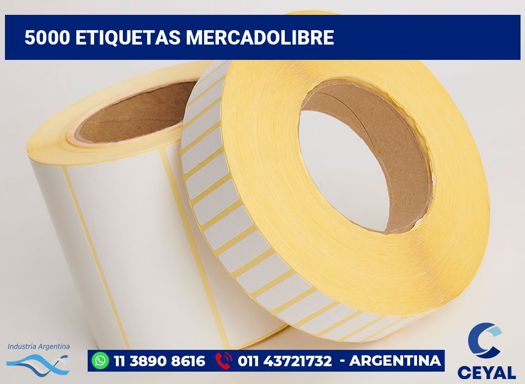 5000 Etiquetas mercadolibre