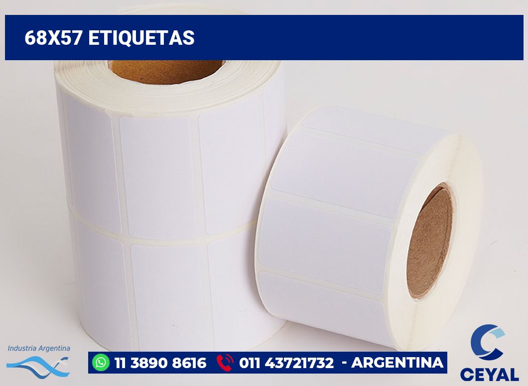 68x57 Etiquetas