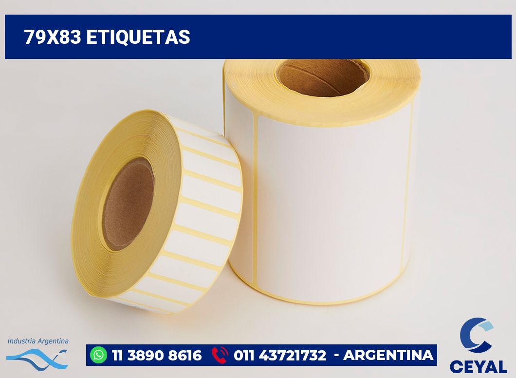 79x83 Etiquetas