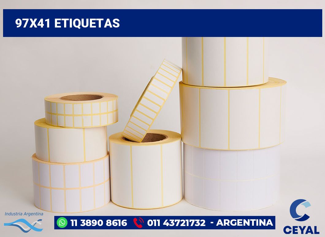 97x41 Etiquetas