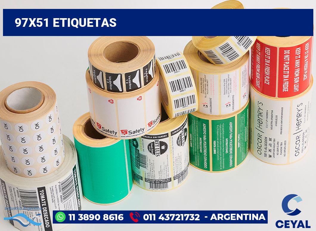 97x51 Etiquetas