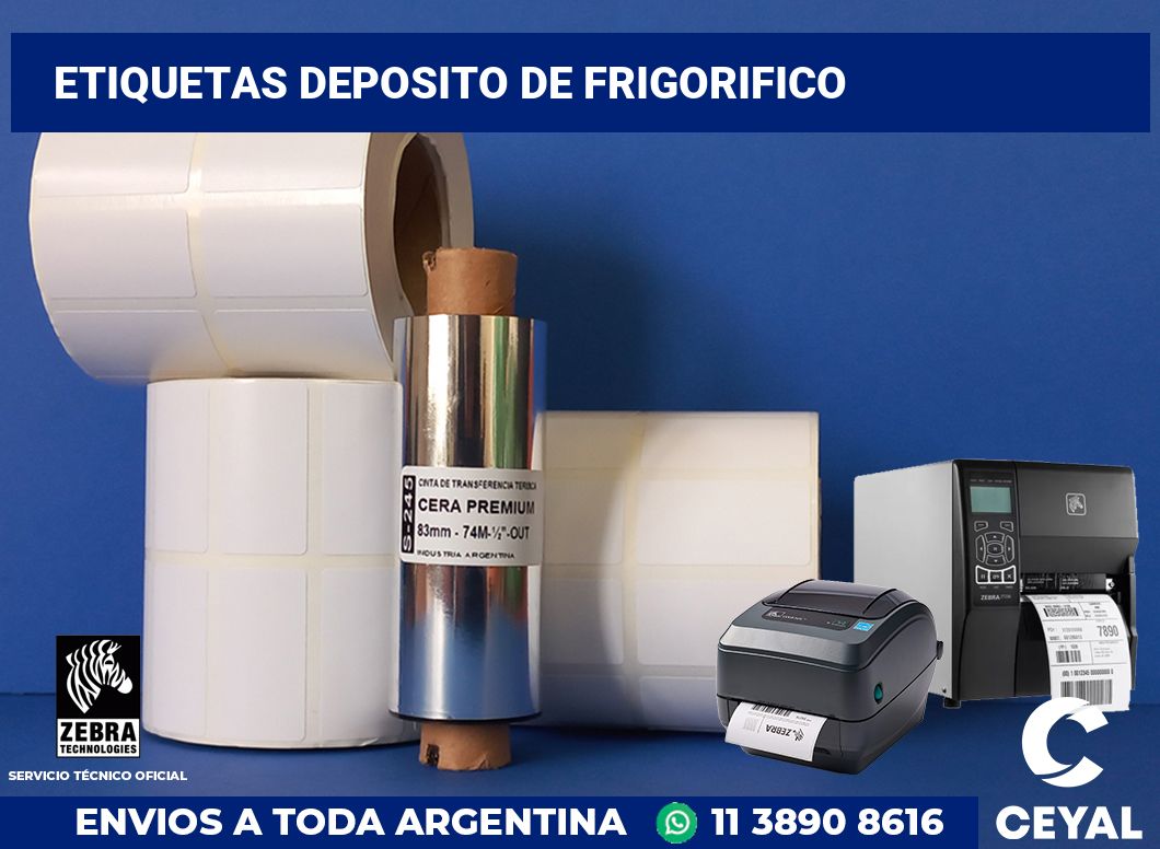 Etiquetas Deposito de frigorifico