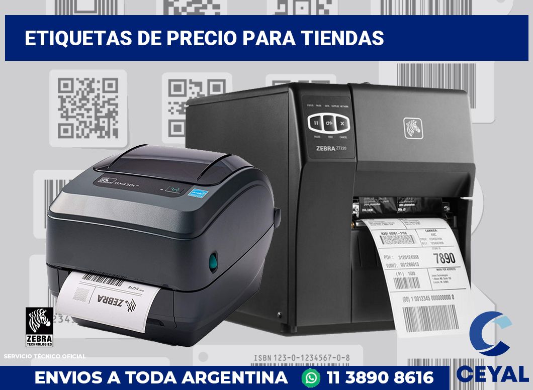 Etiquetas de Precio para Tiendas