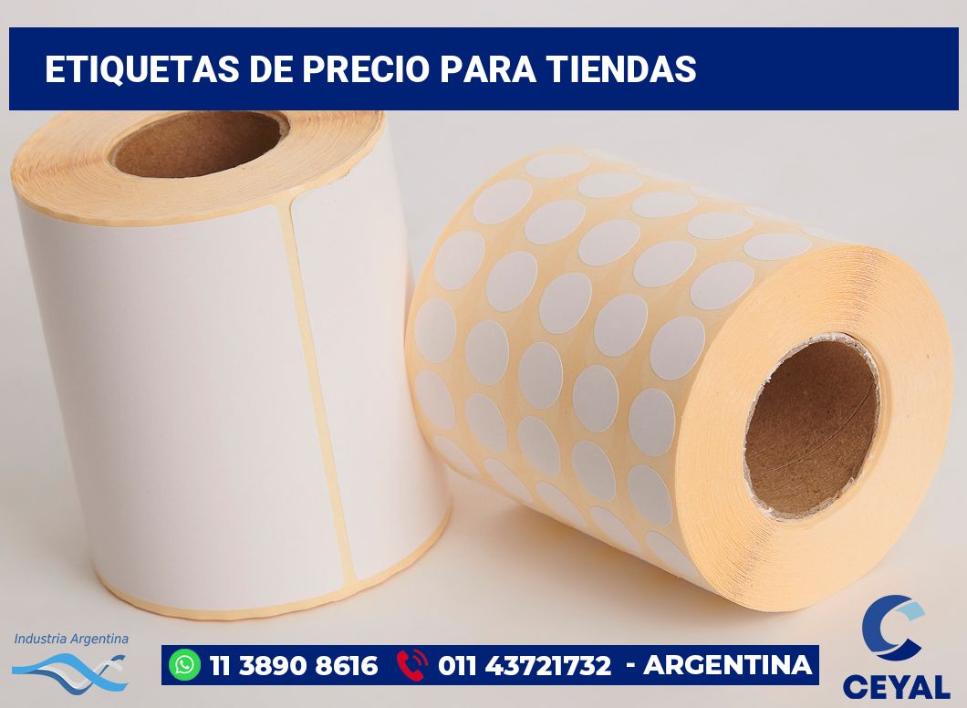 Etiquetas de Precio para Tiendas