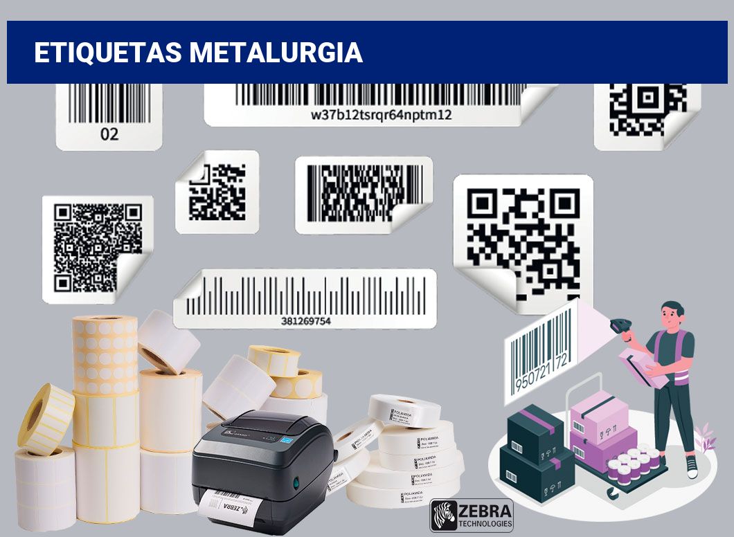 Etiquetas metalurgia