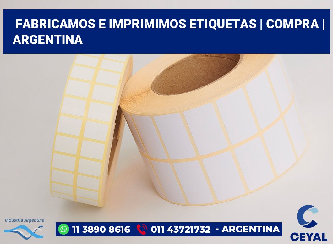 Fabricamos e imprimimos etiquetas | Compra | Argentina