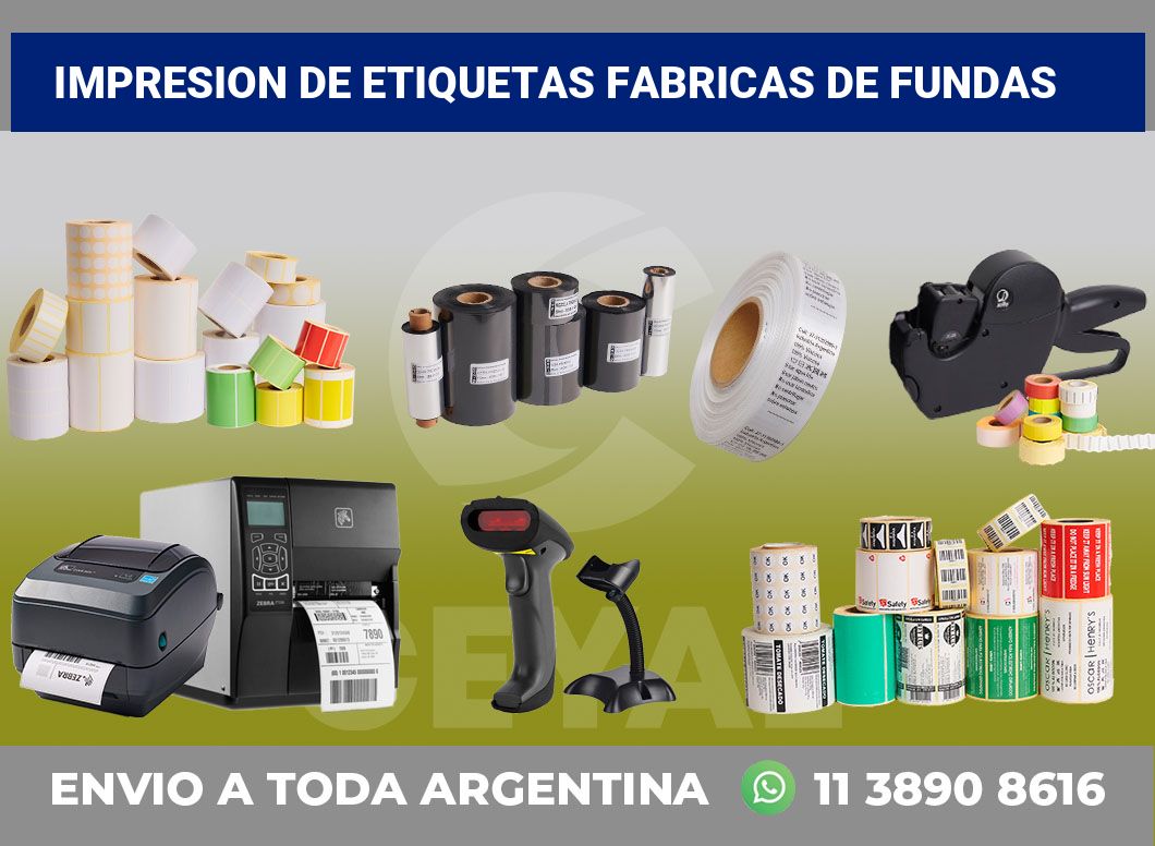 Impresion de etiquetas Fabricas de fundas