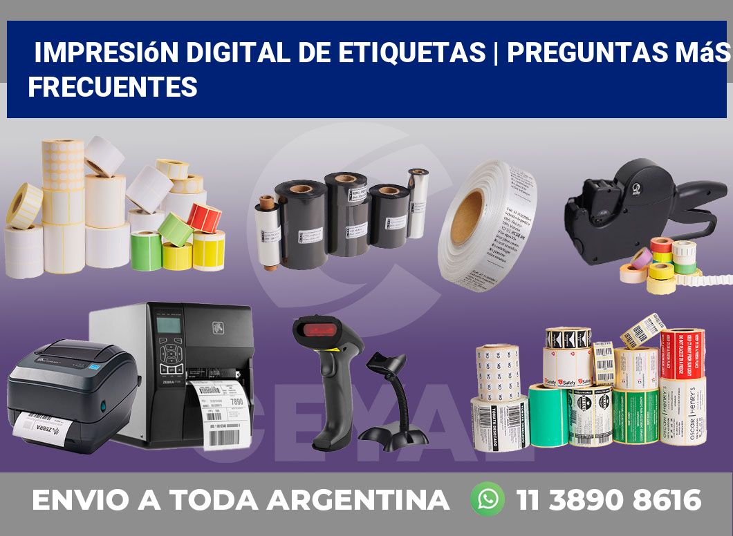 Impresión digital de etiquetas | Preguntas más frecuentes