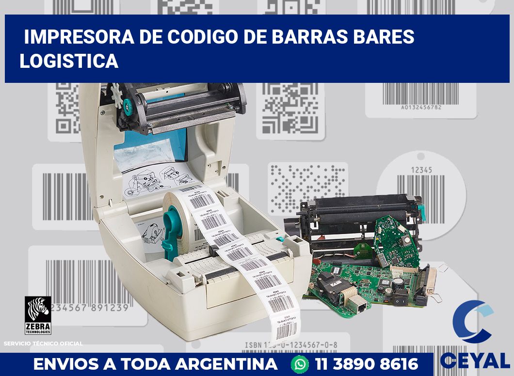 Impresora de codigo de barras Bares logistica