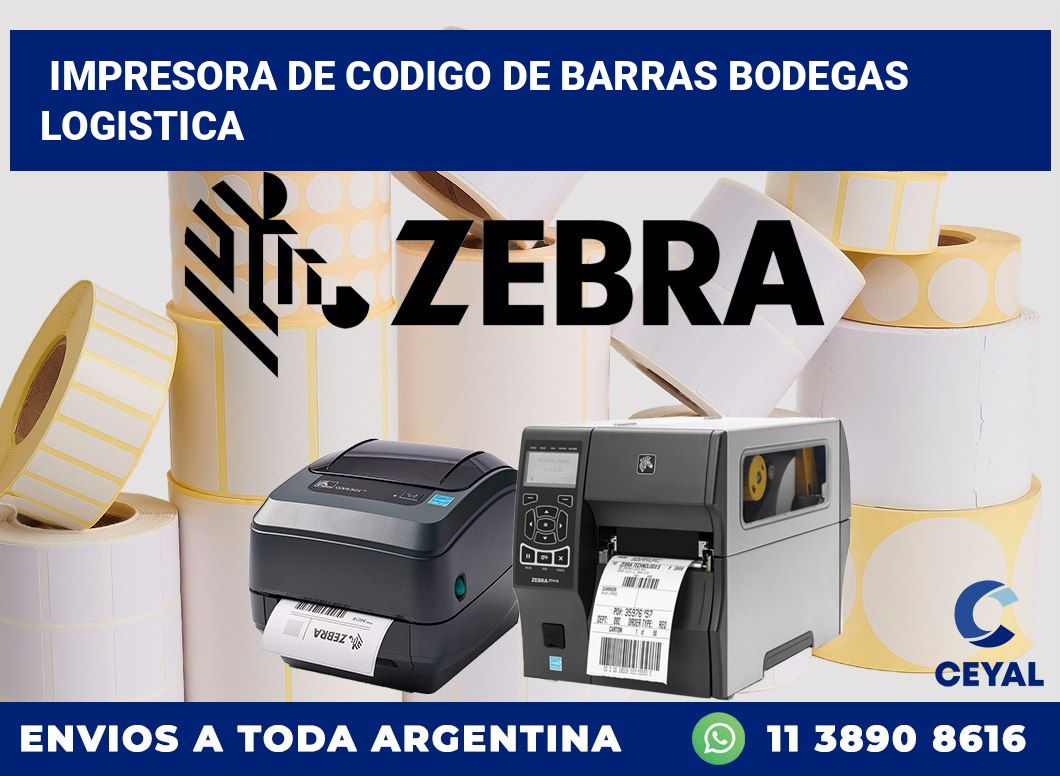 Impresora de codigo de barras Bodegas logistica