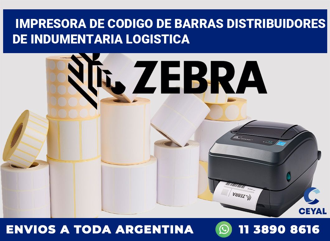 Impresora de codigo de barras Distribuidores de indumentaria logistica