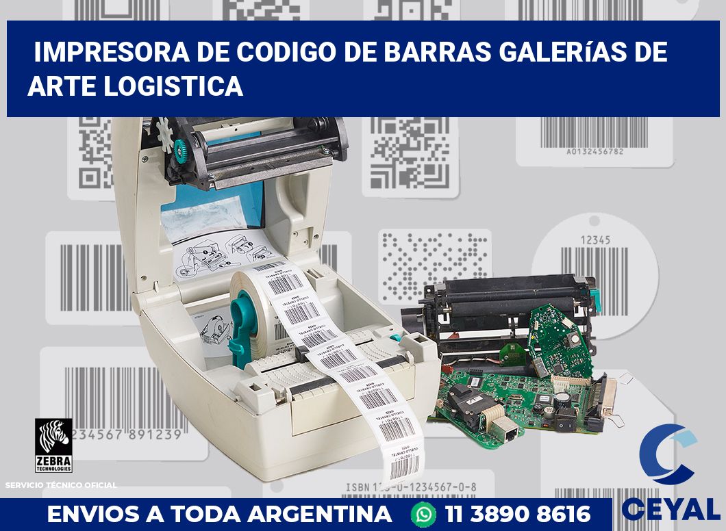 Impresora de codigo de barras Galerías de arte logistica