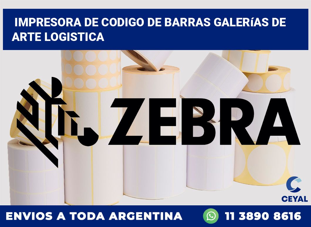 Impresora de codigo de barras Galerías de arte logistica